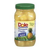 Dole Plastic Jars&nbsp;Pineapple Chunks&nbsp;In Light Syrup Full-Size Picture